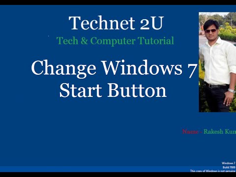change windows 7 start orb